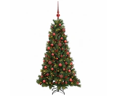 Dirbtinė kalėdinė eglutė su rutuliuku 150 cm 150 LED