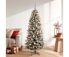Dirbtinė kalėdinė eglutė su rutuliuku 150 cm 150 LED