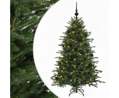 Dirbtinė kalėdinė eglutė su rutuliuku 150 cm 150 LED