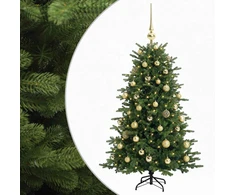 Dirbtinė kalėdinė eglutė su rutuliuku 150 cm 150 LED