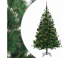 Dirbtinė kalėdinė eglutė su rutuliuku 150 cm 150 LED