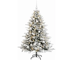 Dirbtinė kalėdinė eglutė su rutuliuku 150 cm 150 LED