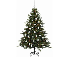 Dirbtinė kalėdinė eglutė su rutuliuku 150 cm 150 LED