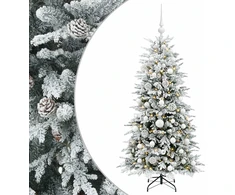 Dirbtinė kalėdinė eglutė su rutuliuku 150 cm 150 LED