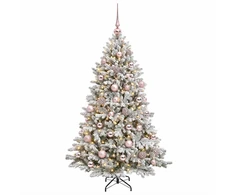 Dirbtinė kalėdinė eglutė su rutuliuku 150 cm 150 LED