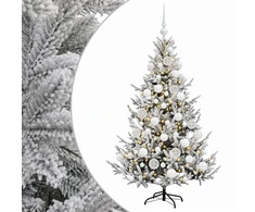 Dirbtinė kalėdinė eglutė su rutuliuku 150 cm 150 LED