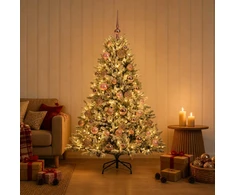 Dirbtinė kalėdinė eglutė su rutuliuku 150 cm 150 LED