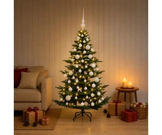 Dirbtinė kalėdinė eglutė su rutuliuku 150 cm 150 LED