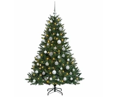 Dirbtinė kalėdinė eglutė su rutuliuku 150 cm 150 LED
