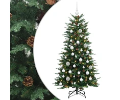 Dirbtinė kalėdinė eglutė su rutuliuku 150 cm 150 LED