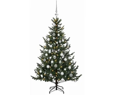 Dirbtinė kalėdinė eglutė su rutuliuku 150 cm 150 LED