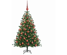 Dirbtinė kalėdinė eglutė su rutuliuku 150 cm 150 LED