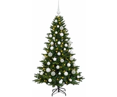 Dirbtinė kalėdinė eglutė su rutuliuku 150 cm 150 LED