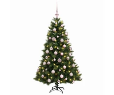 Dirbtinė kalėdinė eglutė su rutuliuku 150 cm 150 LED