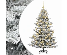 Dirbtinė kalėdinė eglutė su rutuliuku 150 cm 150 LED