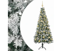Dirbtinė kalėdinė eglutė su rutuliuku 150 cm 150 LED
