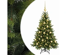 Dirbtinė kalėdinė eglutė su rutuliuku 150 cm 150 LED