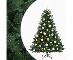Dirbtinė kalėdinė eglutė su rutuliuku 150 cm 150 LED
