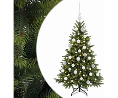 Dirbtinė kalėdinė eglutė su rutuliuku 150 cm 150 LED