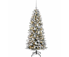 Dirbtinė kalėdinė eglutė su rutuliuku 150 cm 150 LED