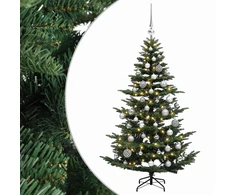 Dirbtinė kalėdinė eglutė su rutuliuku 150 cm 150 LED