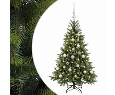 Dirbtinė kalėdinė eglutė su rutuliuku 150 cm 150 LED