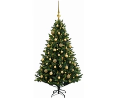 Dirbtinė kalėdinė eglutė su rutuliuku 150 cm 150 LED