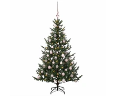 Dirbtinė kalėdinė eglutė su rutuliuku 150 cm 150 LED