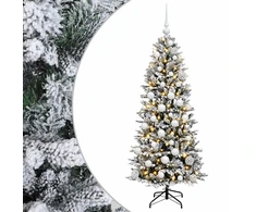 Dirbtinė kalėdinė eglutė su rutuliuku 150 cm 150 LED
