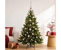 Dirbtinė kalėdinė eglutė su rutuliuku 150 cm 150 LED