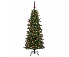 Dirbtinė kalėdinė eglutė su rutuliuku 150 cm 150 LED