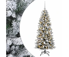 Dirbtinė kalėdinė eglutė su rutuliuku 150 cm 150 LED