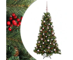 Dirbtinė kalėdinė eglutė su rutuliuku 150 cm 150 LED