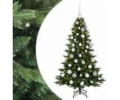 Dirbtinė kalėdinė eglutė su rutuliuku 150 cm 150 LED