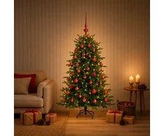 Dirbtinė kalėdinė eglutė su rutuliuku 150 cm 150 LED