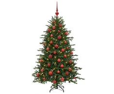 Dirbtinė kalėdinė eglutė su rutuliuku 150 cm 150 LED