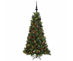 Dirbtinė kalėdinė eglutė su rutuliuku 150 cm 150 LED
