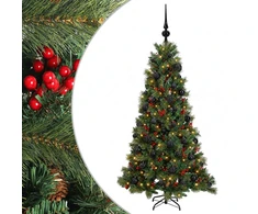Dirbtinė kalėdinė eglutė su rutuliuku 150 cm 150 LED