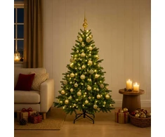 Dirbtinė kalėdinė eglutė su rutuliuku 150 cm 150 LED