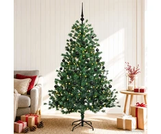 Dirbtinė kalėdinė eglutė su rutuliuku 150 cm 150 LED