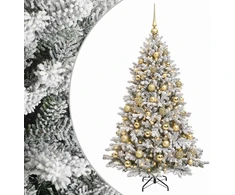 Dirbtinė kalėdinė eglutė su rutuliuku 150 cm 150 LED