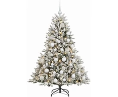 Dirbtinė kalėdinė eglutė su rutuliuku 150 cm 150 LED