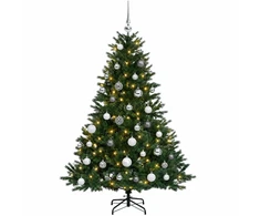 Dirbtinė kalėdinė eglutė su rutuliuku 150 cm 150 LED