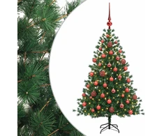 Dirbtinė kalėdinė eglutė su rutuliuku 150 cm 150 LED