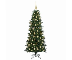 Dirbtinė kalėdinė eglutė su rutuliuku 150 cm 150 LED