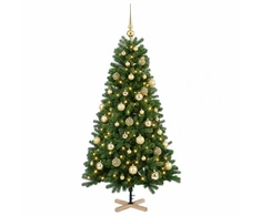 Dirbtinė kalėdinė eglutė su rutuliuku 150 cm 150 LED
