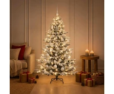 Dirbtinė kalėdinė eglutė su rutuliuku 150 cm 150 LED
