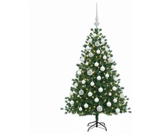 Dirbtinė kalėdinė eglutė su rutuliuku 150 cm 150 LED