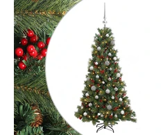 Dirbtinė kalėdinė eglutė su rutuliuku 150 cm 150 LED