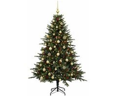 Dirbtinė kalėdinė eglutė su rutuliuku 150 cm 150 LED